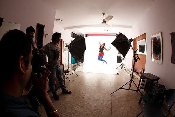 Pro model shoot