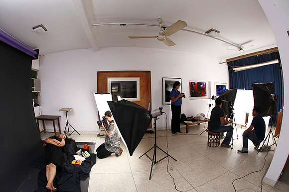 Practical session at Munish Khanna academy
