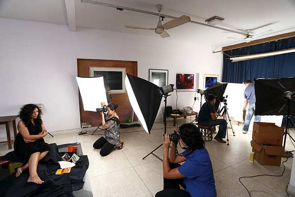 Practical session at Munish Khanna academy