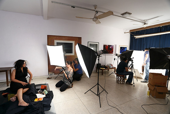 Practical session at Munish Khanna academy