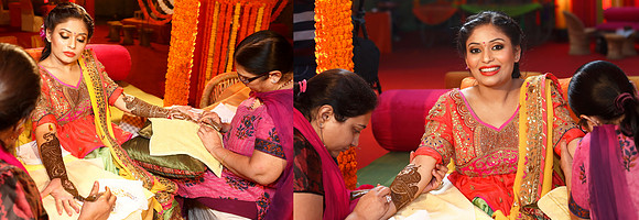 Mehandi -coffee table wedding book