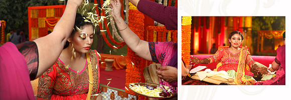Mehandi -coffee table wedding book