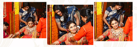 Mehandi -coffee table wedding book