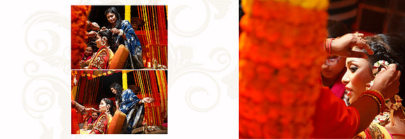 Mehandi -coffee table wedding book