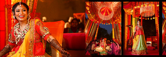 Mehandi -coffee table wedding book