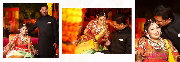 Mehandi -coffee table wedding book
