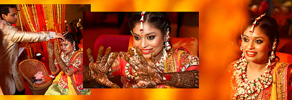 Mehandi -coffee table wedding book