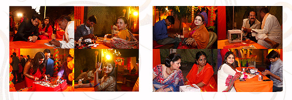 Mehandi -coffee table wedding book
