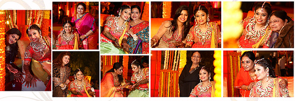 Mehandi -coffee table wedding book