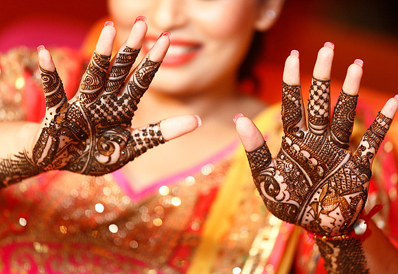 Mehandi -coffee table wedding book