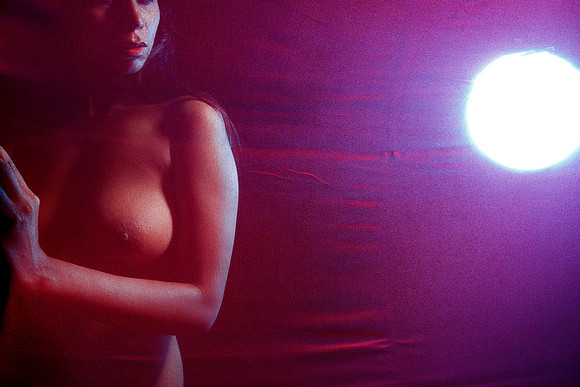 Purple affair - artistic nudes