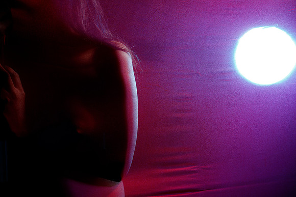 Purple affair - artistic nudes
