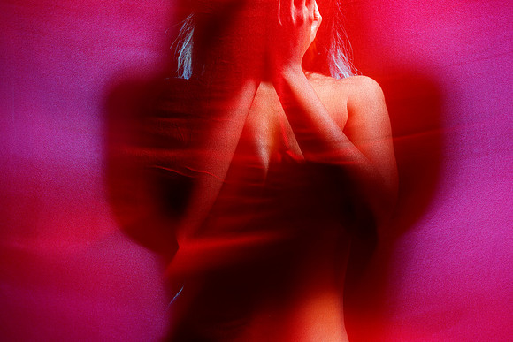 Purple affair - artistic nudes