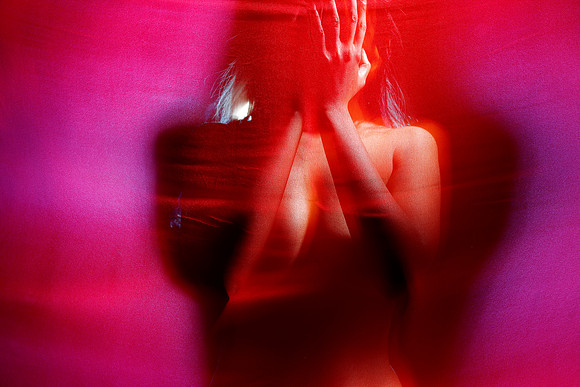 Purple affair - artistic nudes