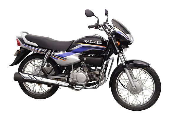 Full profile black 0015herohonda super splendour